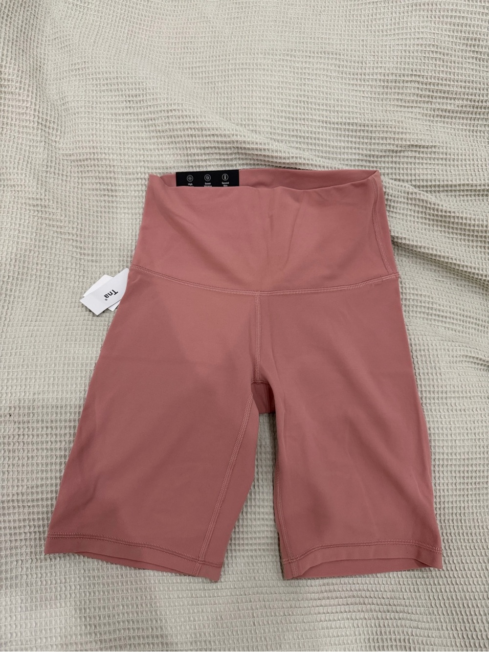 Aritzia Tna High-Waist Bike Shorts in Dusty Rose